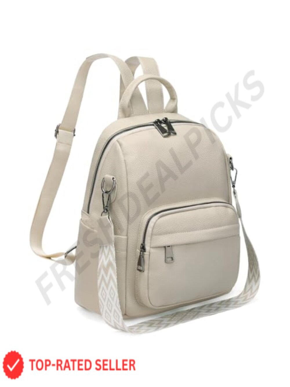 Women's Vegan Leather Mini Backpack Fashion Travel Shoulder Bag